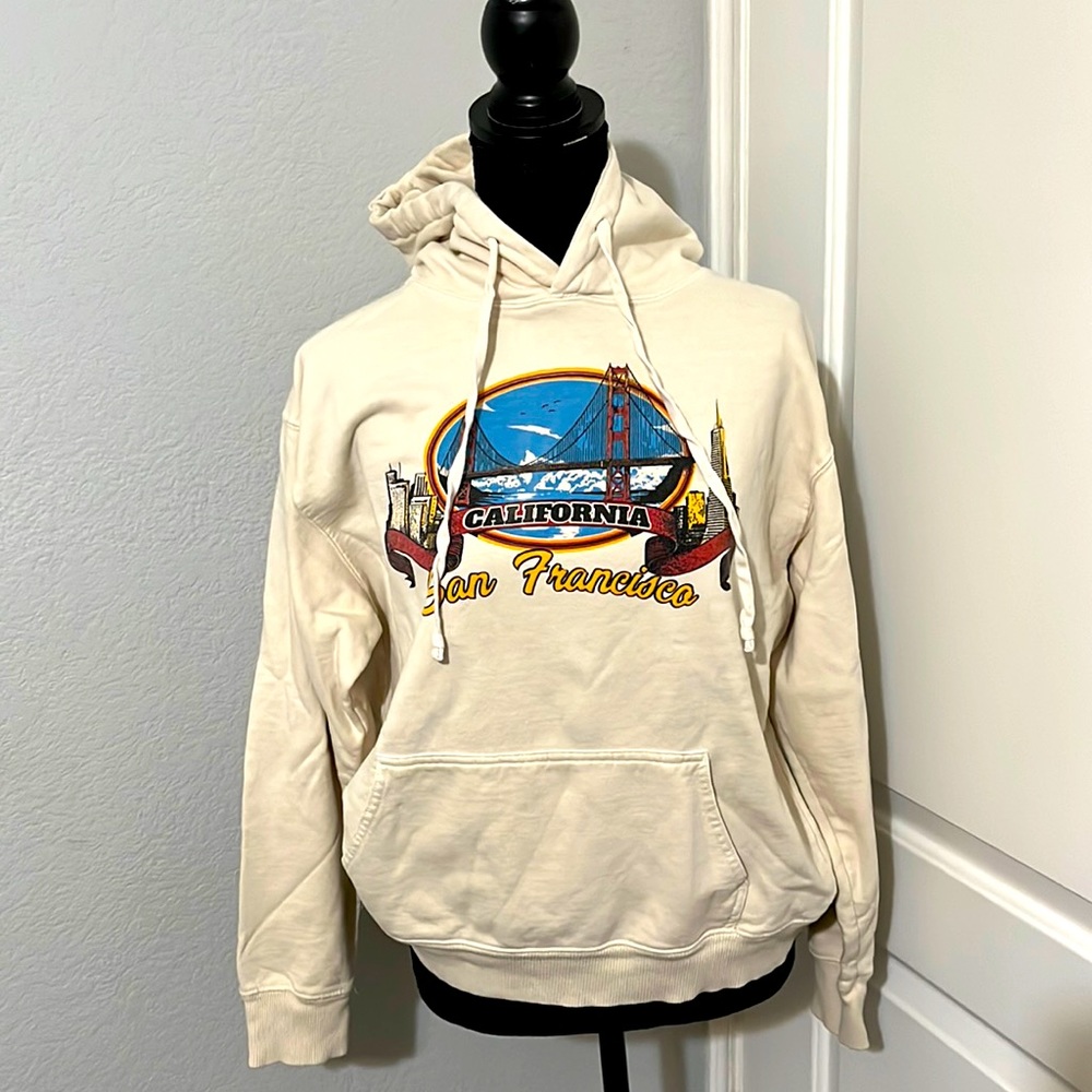 Brandy Melville J Galt San Francisco Hooded Sweatshirt